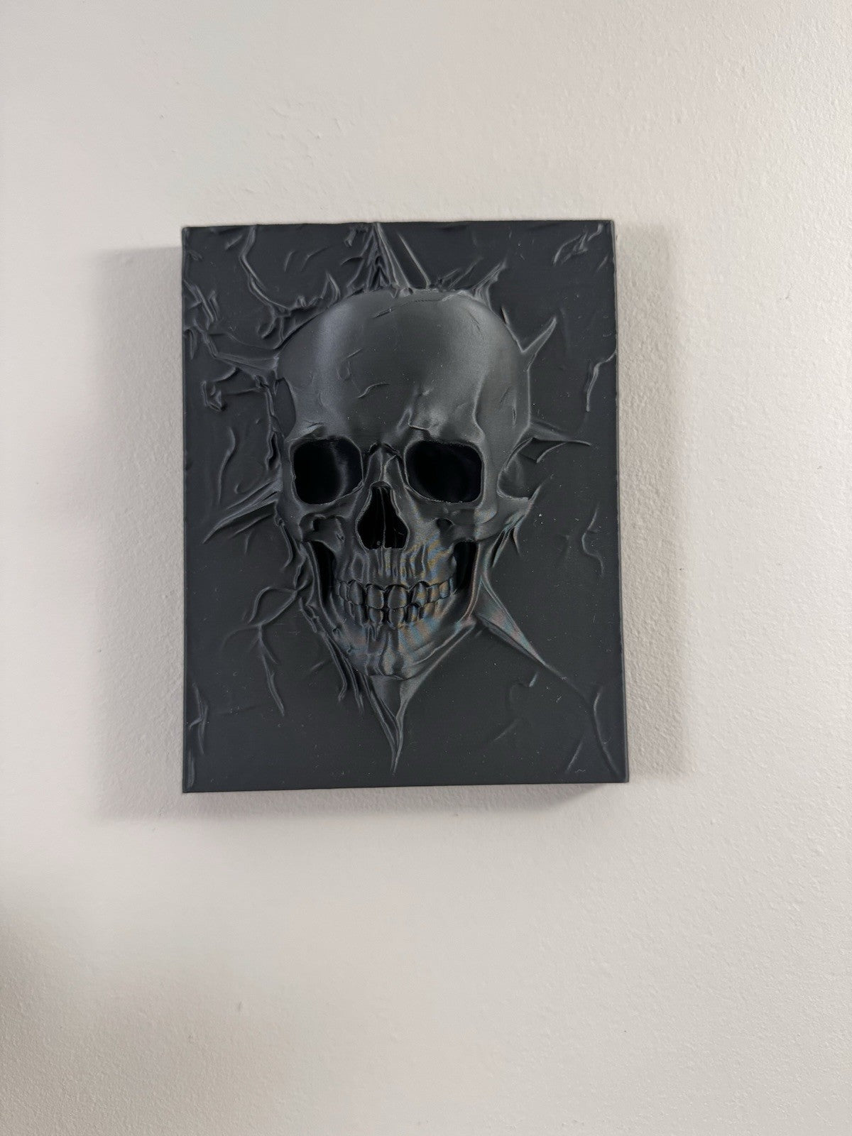 Gothic Skull Wall Art Plaque | Dark Academia & Macabre Home Decor