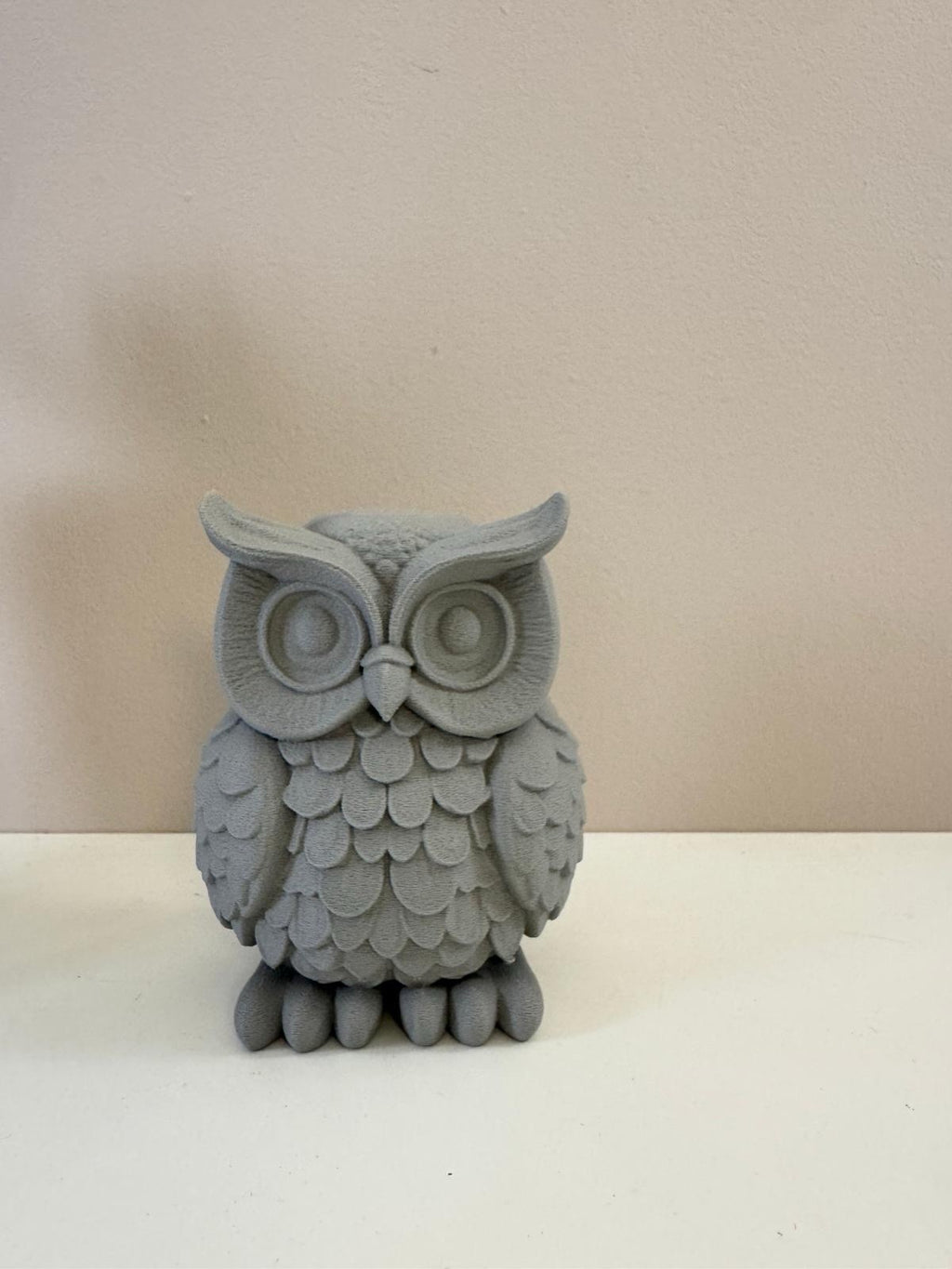 Owl Figurine – Miniature Statue, Shelf Ornament, Gift - Animal Home Decor