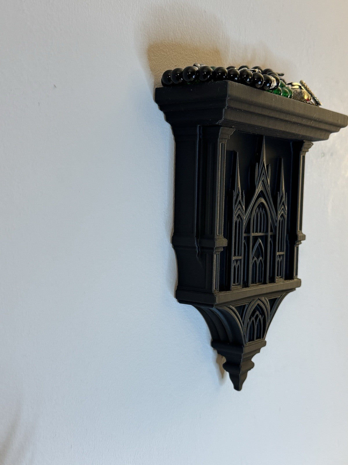 Gothic Cathedral Wall Shelf – Dark Decor Display Shelf | Gothic Home Decor