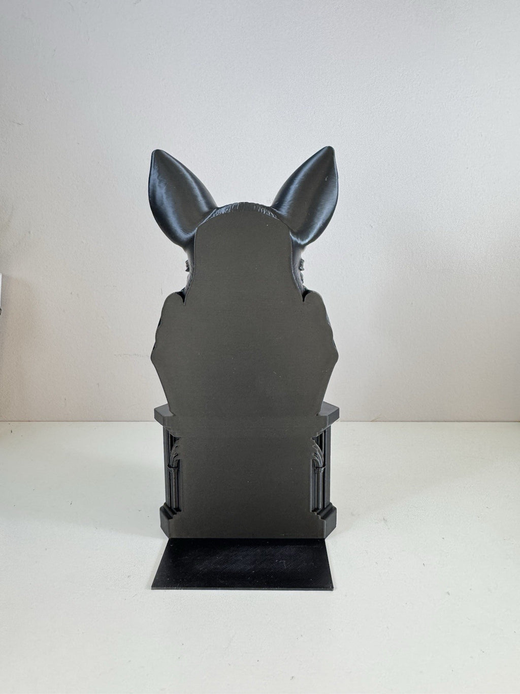 Gothic Bat Black Book Nook Bookend | Dark Fantasy Shelf Decor |  Home Decor