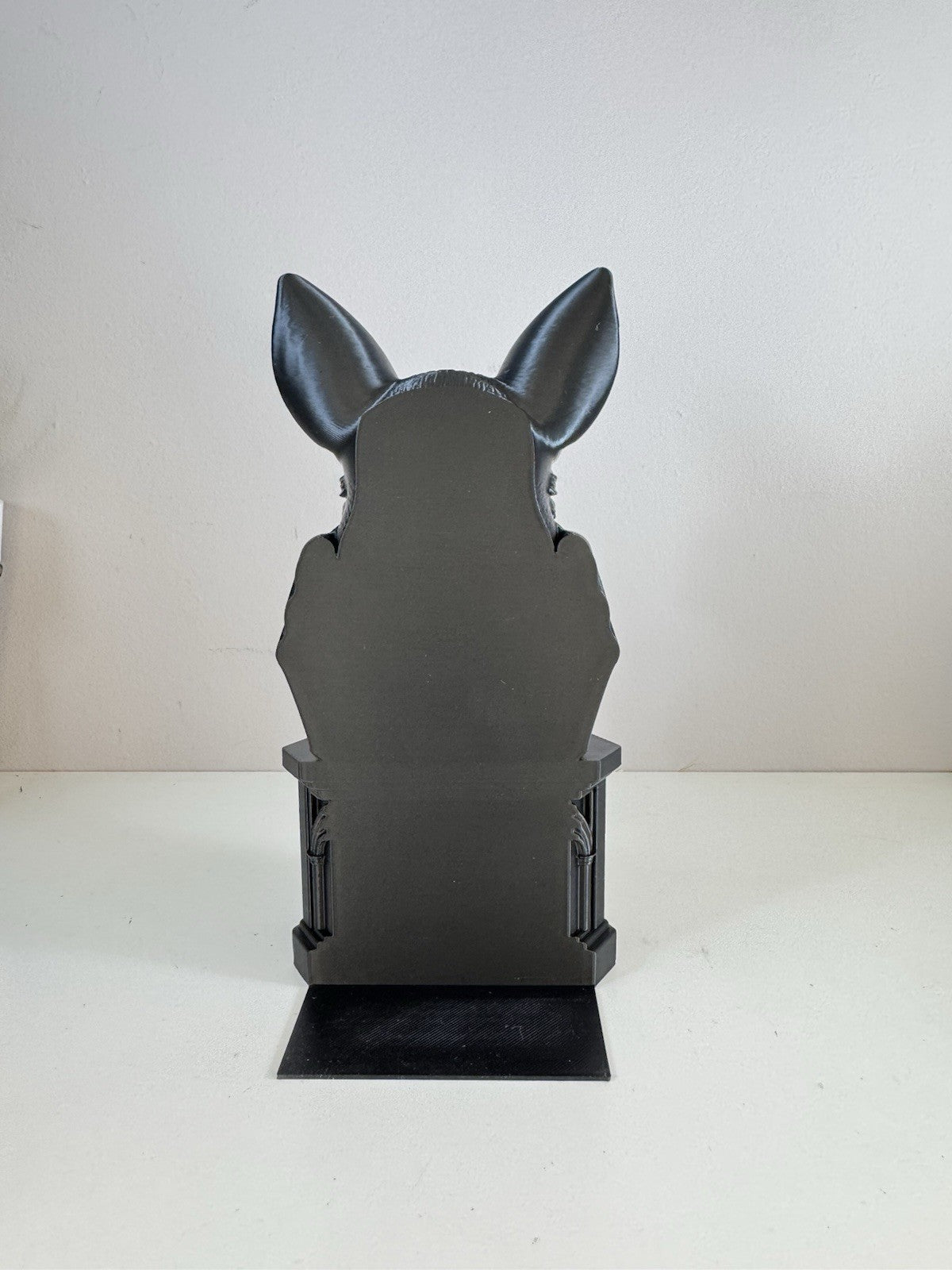Gothic Bat Black Book Nook Bookend | Dark Fantasy Shelf Decor |  Home Decor