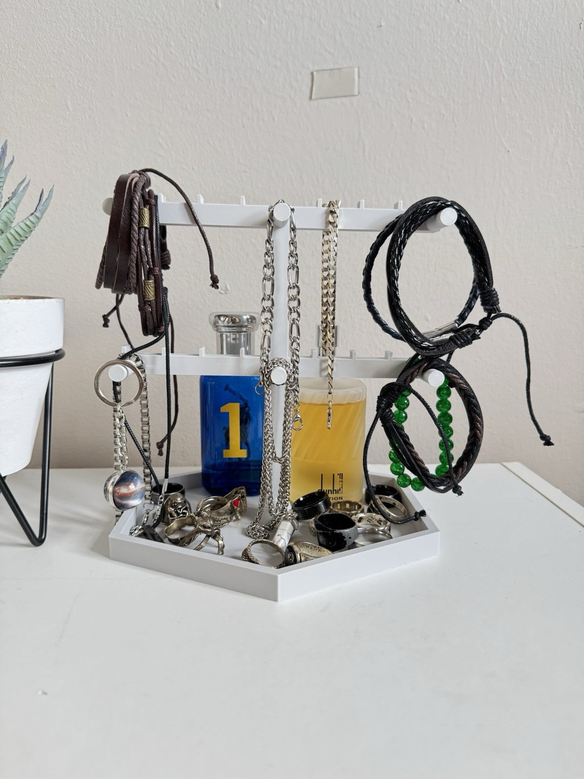 Jewellery & Accessories Stand - Necklace, Bracelet And Ring Organiser Display