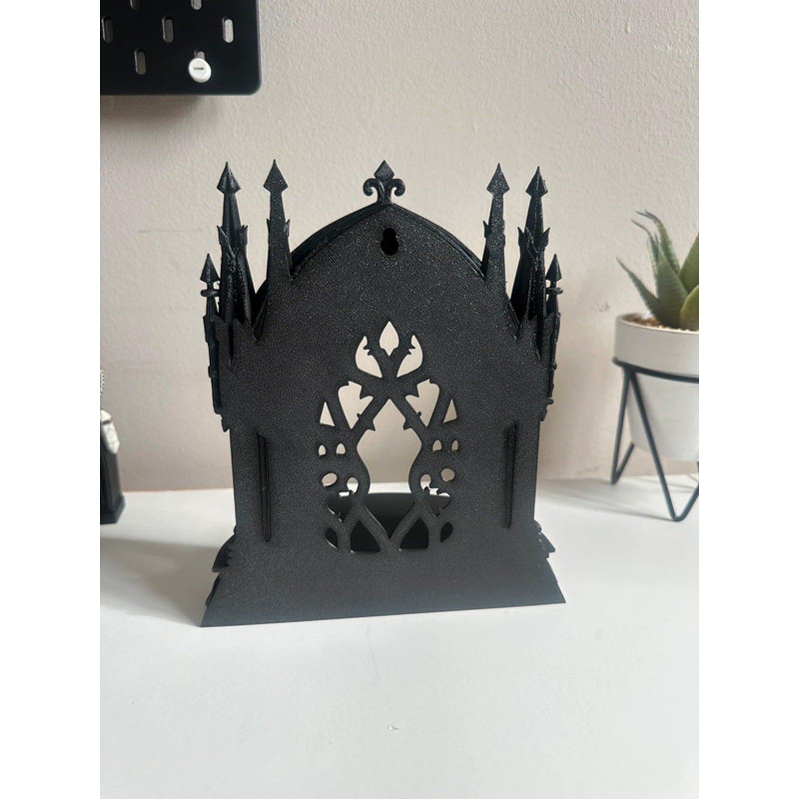 🖤 Gothic Altar Stage Display | Dark Academia Cathedral Decor, Large.