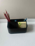 Modern Black Desk Organiser – Pen & Stationery Storage Holder