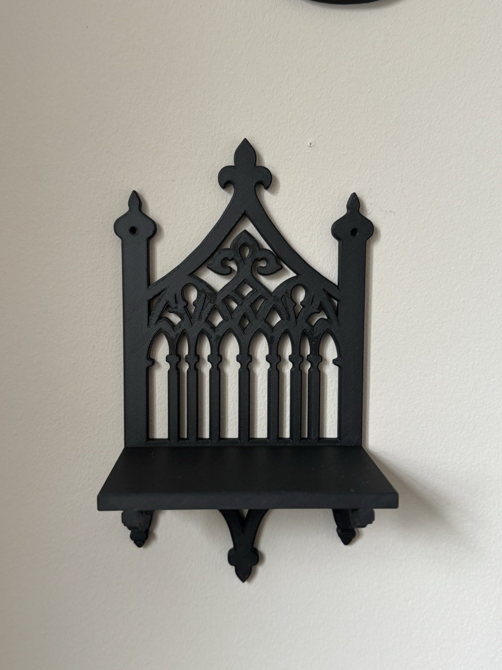 Gothic Wall Shelf – Black Mini Display Shelf/ Jewelry Holder – Gothic Home Decor
