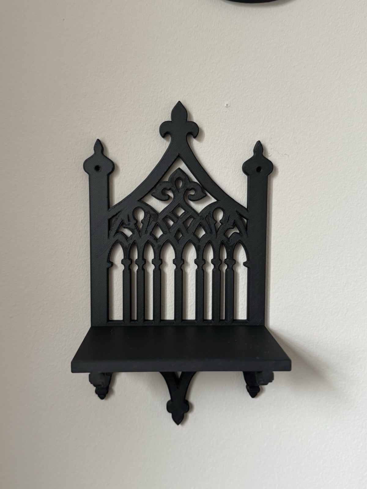 Gothic Wall Shelf – Black Mini Display Shelf/ Jewelry Holder – Gothic Home Decor