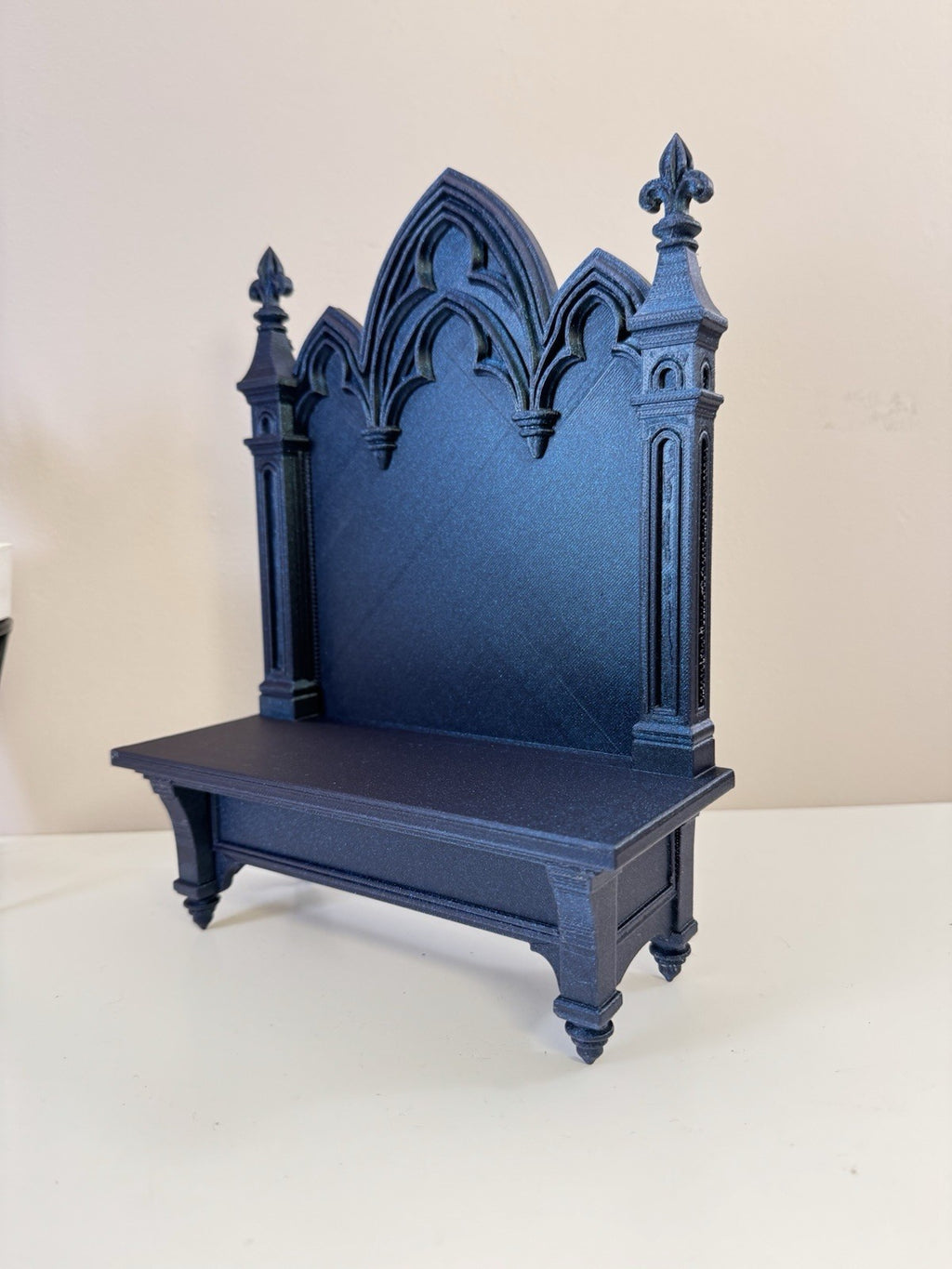Gothic Cathedral Jewellery Shrine | Holographic Display Stand | Altar Vanity.