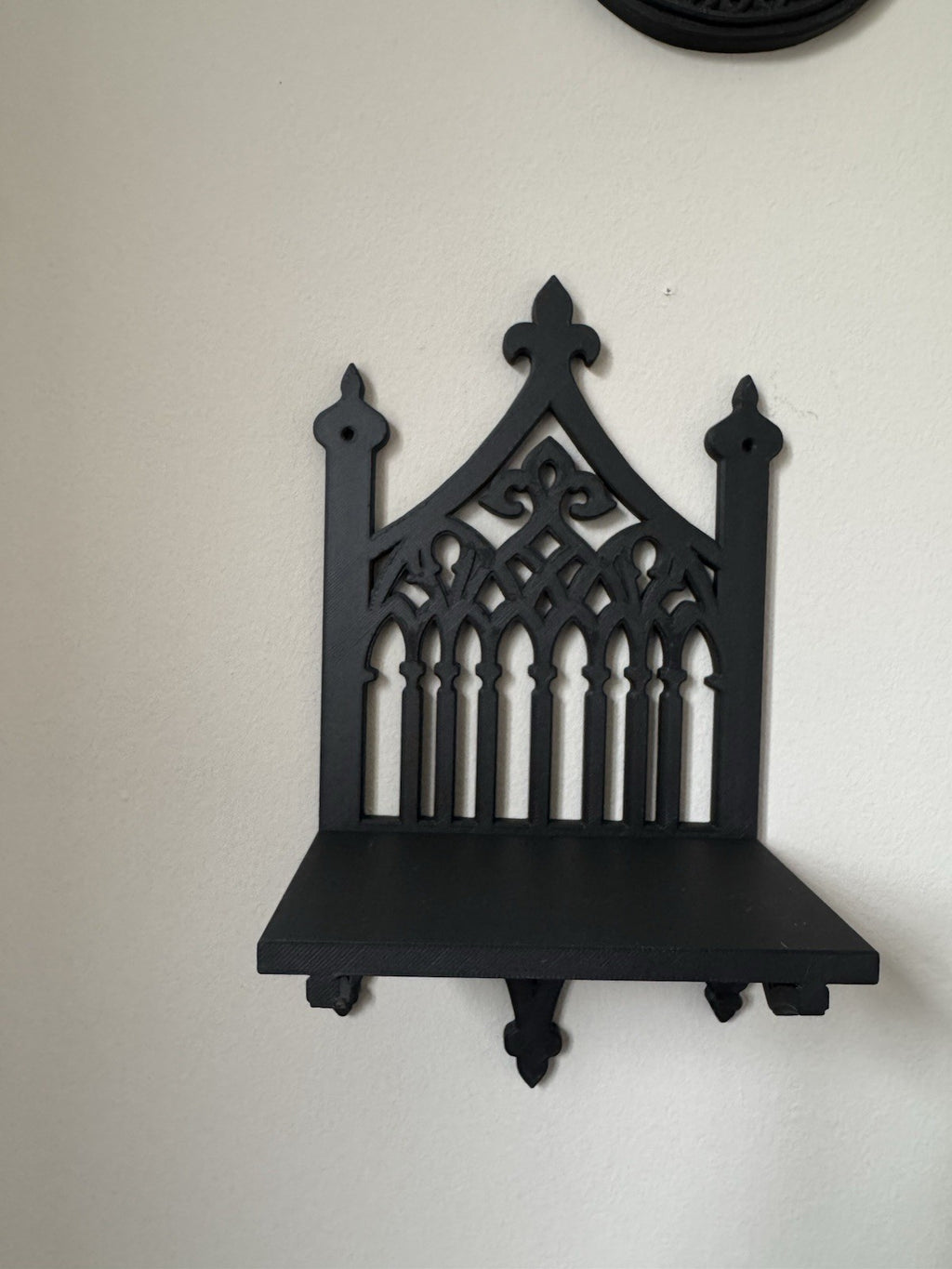 Gothic Wall Shelf – Black Mini Display Shelf/ Jewelry Holder – Gothic Home Decor