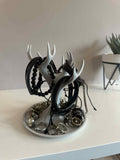 Antler Jewellery Holder Stand With Tray – Modern Ring & Necklace Organiser