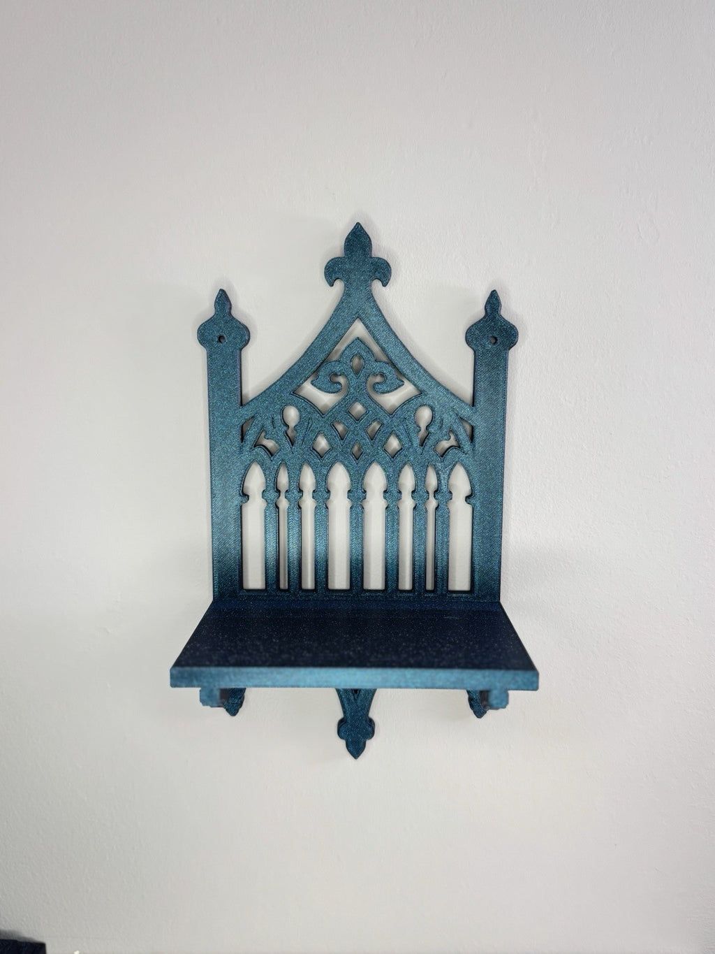 Gothic Wall Shelf – Galaxy Black Medieval Home Decor | Jewellery Display Shelf