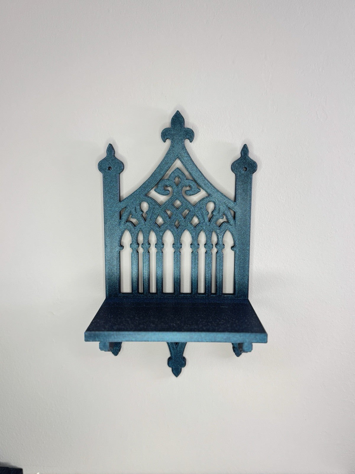 Gothic Wall Shelf – Galaxy Black Medieval Home Decor | Jewellery Display Shelf