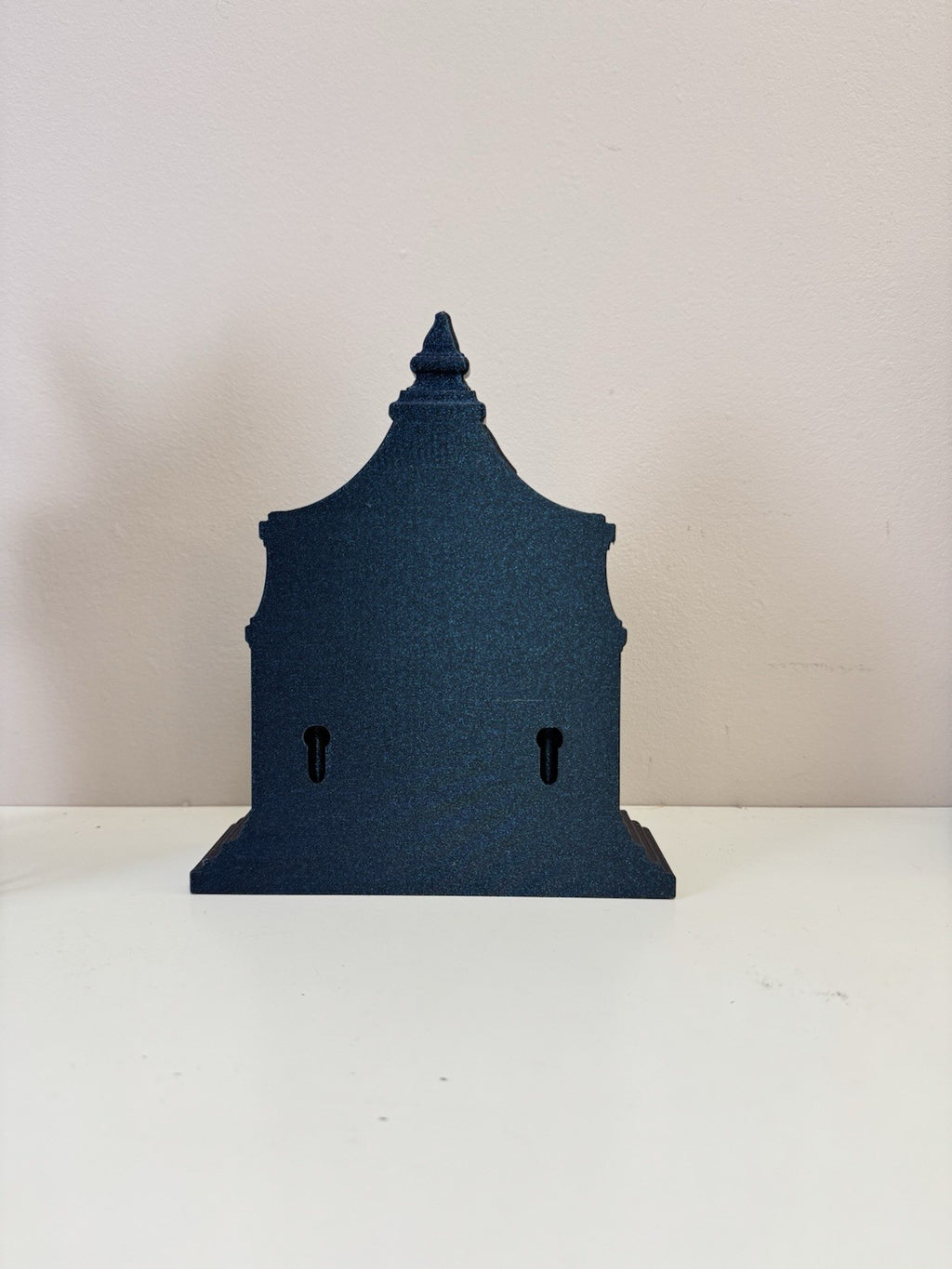 Gothic Wall Shelf Galaxy Black – Cathedral Style Display Ledge Dark Home Decor.