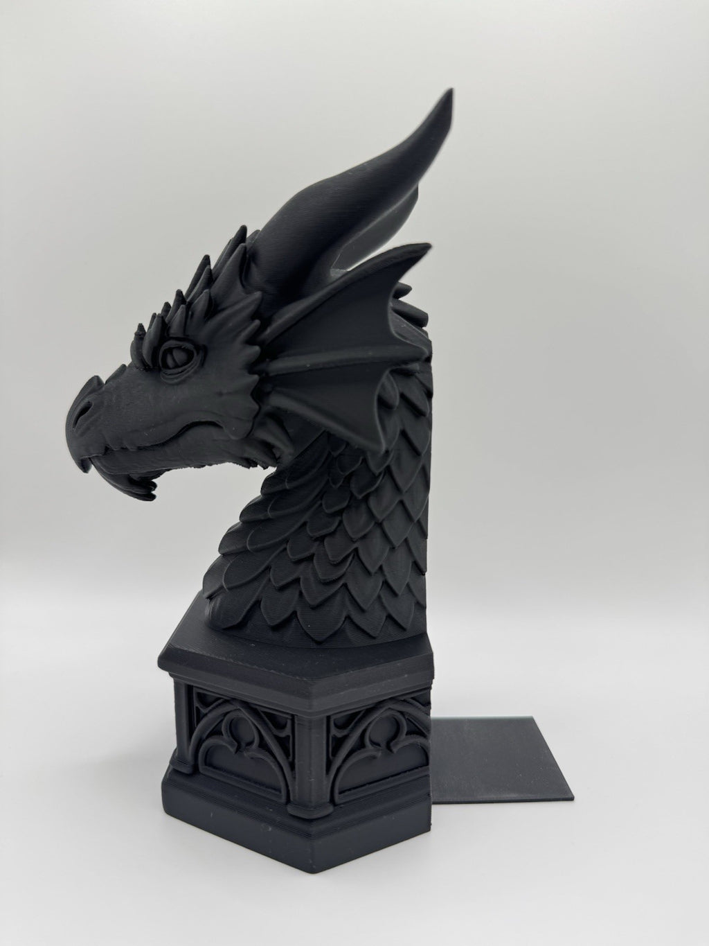 Dragon Bookend Gothic Fantasy Decor – Dragon Head Book Nook Display Ornament