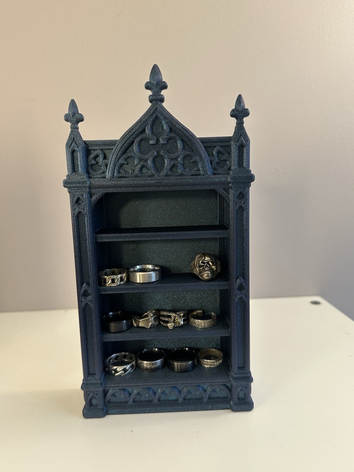 Gothic Mini Shelf | Galaxy Black Aesthetic Jewellery Display |Accessories Holder