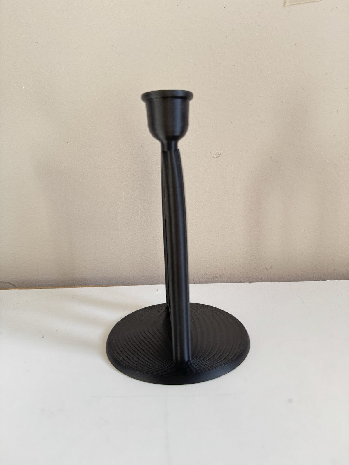 Gothic Arch Candle Holder - Black Cathedral Home Decor - Window Design