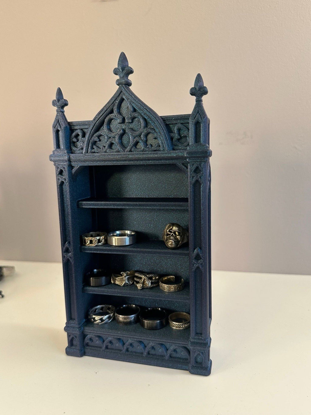 Gothic Mini Shelf | Galaxy Black Aesthetic Jewellery Display |Accessories Holder