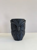 Gothic Owl Vase / Pen Holder – Black Desk & Home Decor | Unique Gothic Ornament