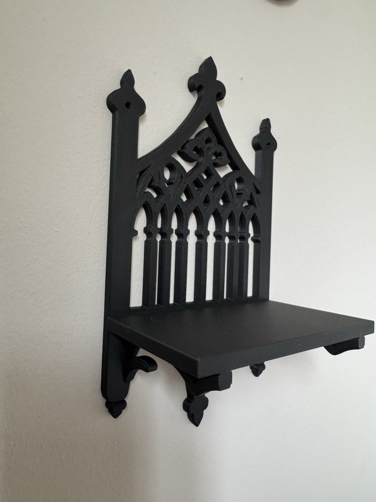 Gothic Wall Shelf – Black Mini Display Shelf/ Jewelry Holder – Gothic Home Decor