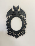 Gothic Bat Frame – Black Victorian Wall Art, Home Decor - 27 x 16 Cm