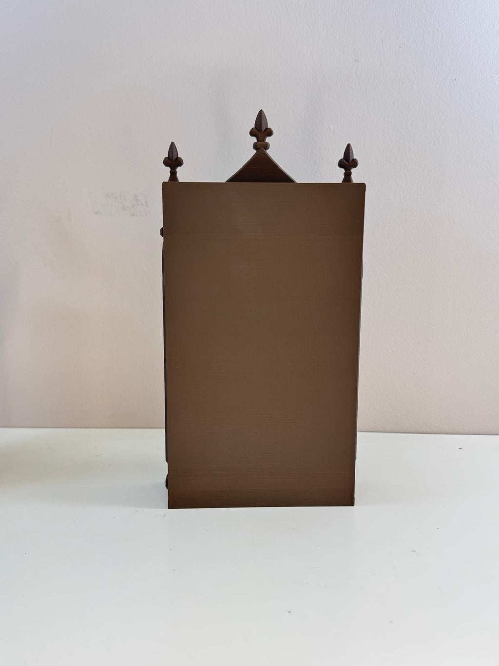Gothic Jewellery Shelf Display | Chocolate brown Cathedral Shelf Home Decor