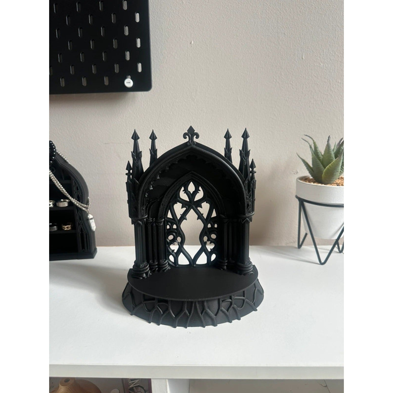 🖤 Gothic Altar Stage Display | Dark Academia Cathedral Decor, Large.