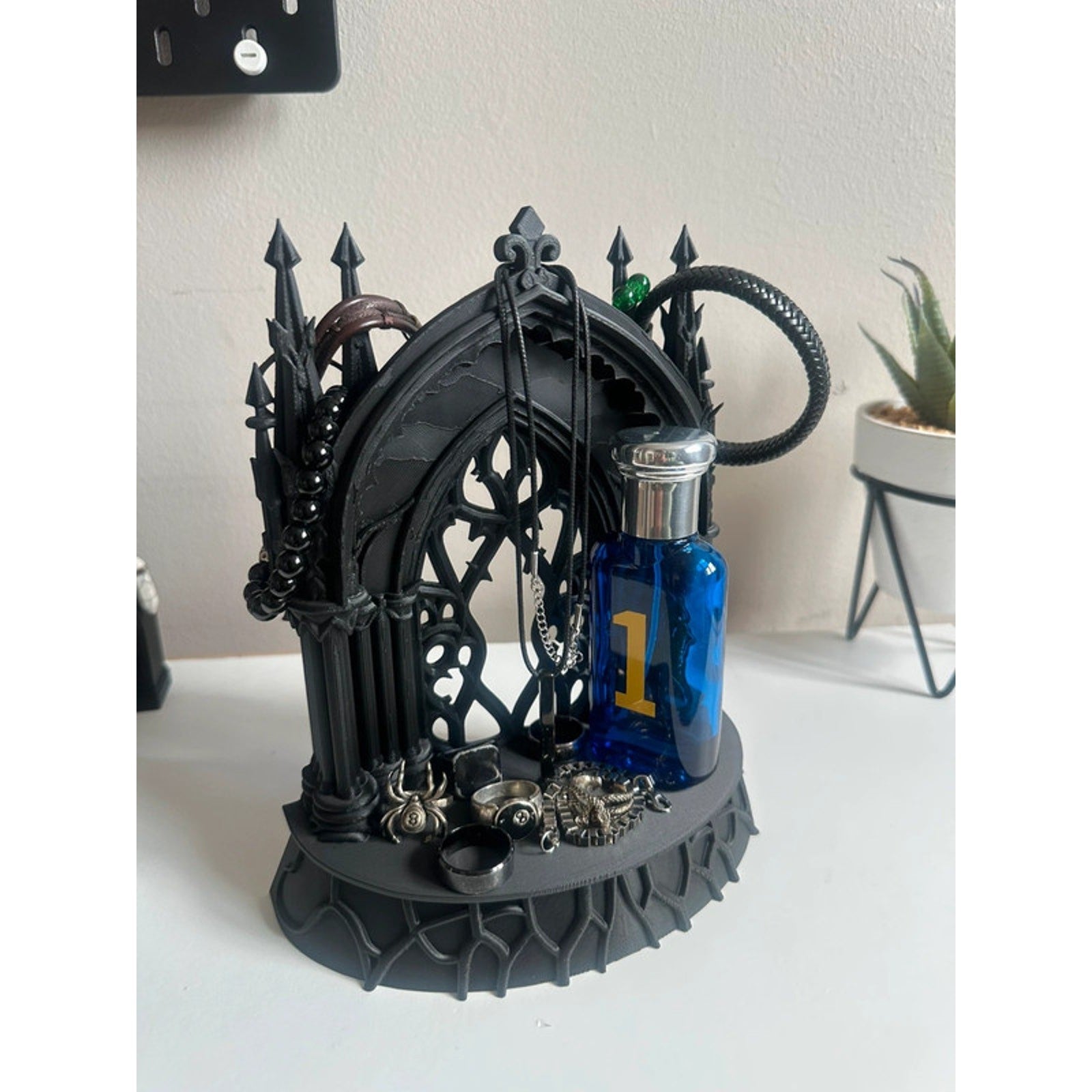 🖤 Gothic Altar Stage Display | Dark Academia Cathedral Decor, Large.