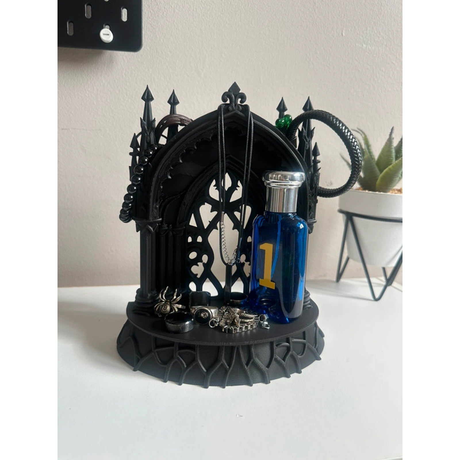 🖤 Gothic Altar Stage Display | Dark Academia Cathedral Decor, Large.