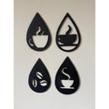 4 Frame Coffee Set, Wall Art Thick Frames.