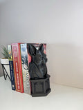 Gothic Bat Black Book Nook Bookend | Dark Fantasy Shelf Decor |  Home Decor