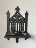 Gothic Wall Shelf – Black Mini Display Shelf/ Jewelry Holder – Gothic Home Decor