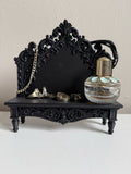 Black Gothic Cathedral Ornament Shelf – Baroque Jewelry & Trinket Holder - 20 cm