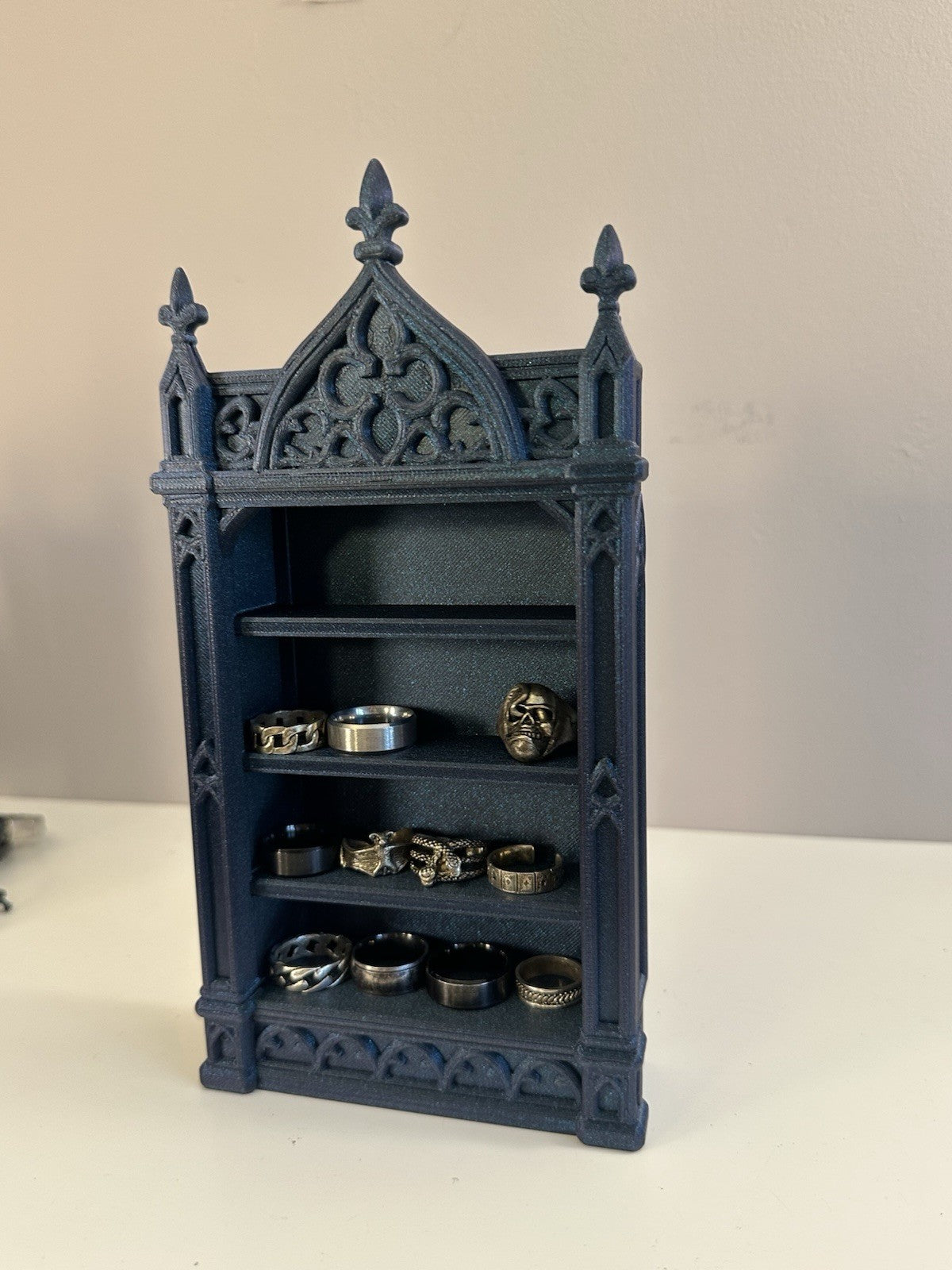 Gothic Mini Shelf | Galaxy Black Aesthetic Jewellery Display |Accessories Holder