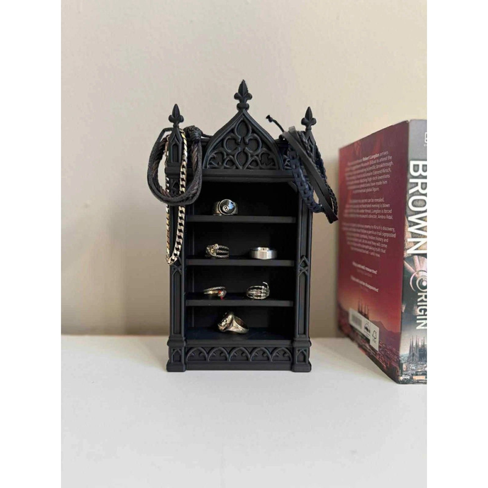 🏰 Gothic Cathedral Multi Shelf – Potion and Trinket Display